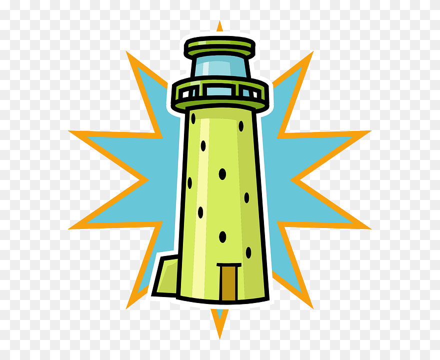 Lighthouse Clip Art Clipart Kid - Clipart Menara - Png Download