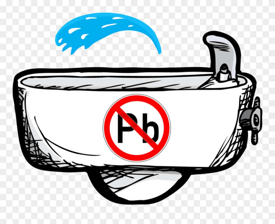 No Lead In Drinking Fountain Water - Drinking Fountain Clip Art - Png Download