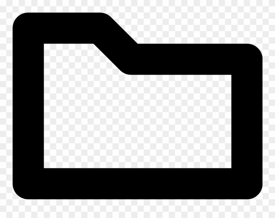 Open - Imagen De Linea Gruesa Clipart