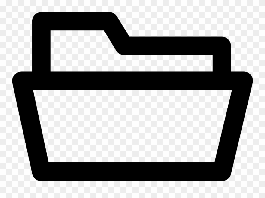 White Folder Icon Png - Folder Icon Png Free Clipart