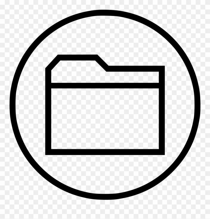 Folder Png Icon Graphic Freeuse Download - White Landing Page Icon Png Clipart
