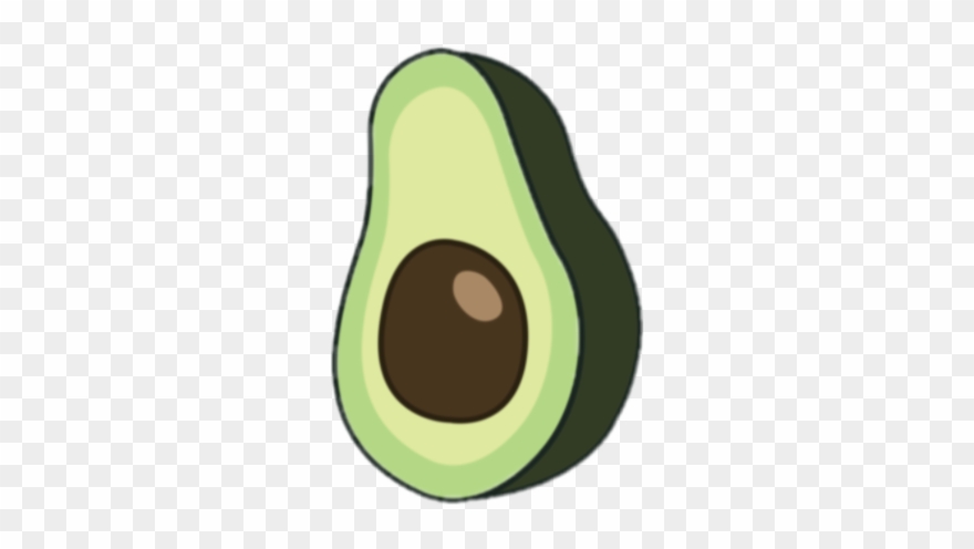 Avocado Png Tumblr - Transparent Green Aesthetic Png Clipart