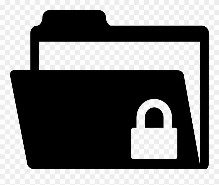 Locked File Folder Svg Png Icon Free Download - Locked File Icon Png Clipart