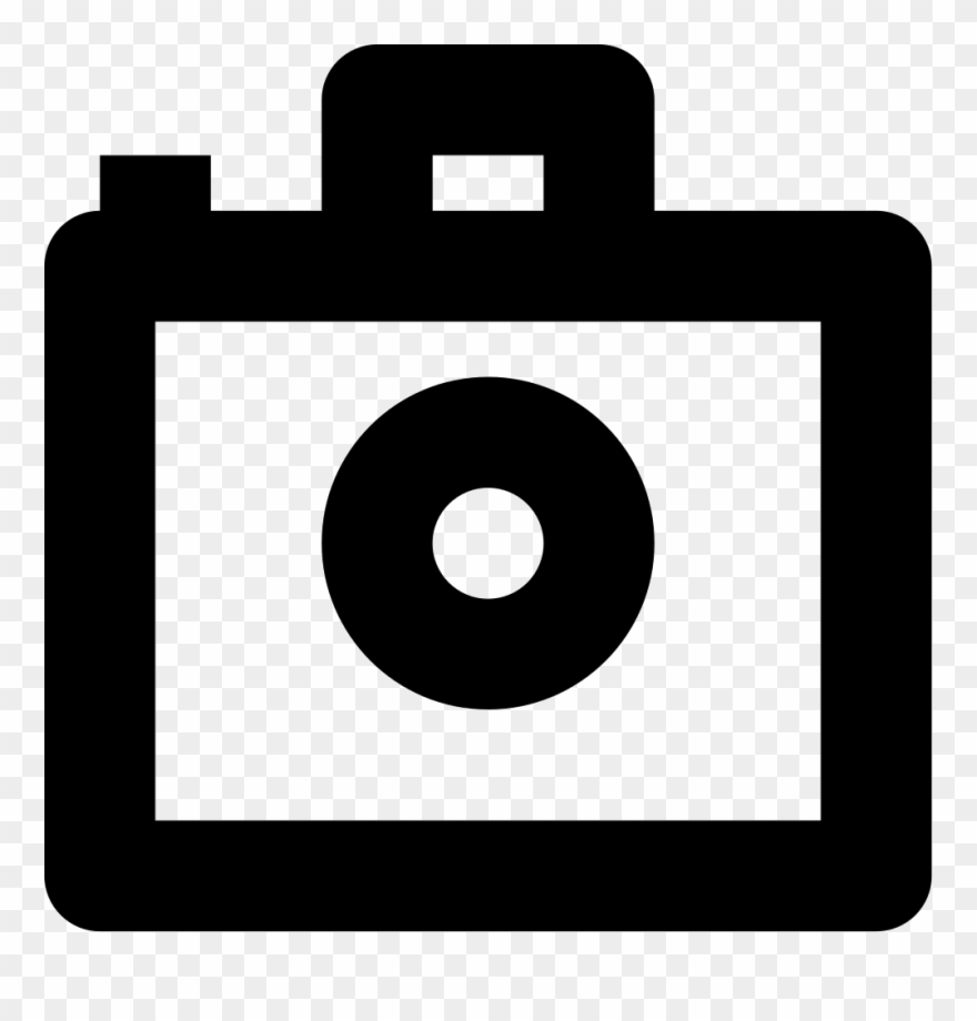 Photo Camera Outline Comments - Icon Clipart