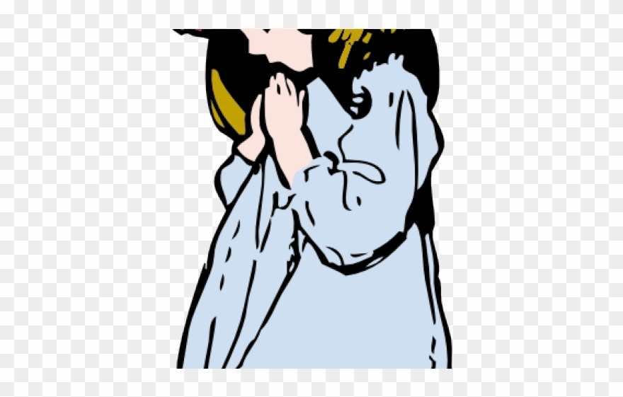 Graphic Royalty Free Library Free On Dumielauxepices - Cartoon Girl Praying Png Clipart