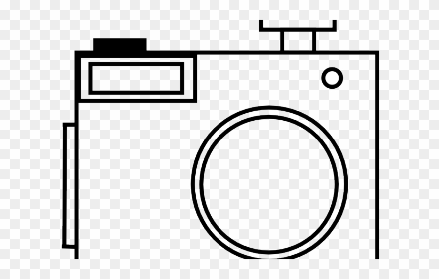 Photo Camera Clipart Outline - Circle - Png Download