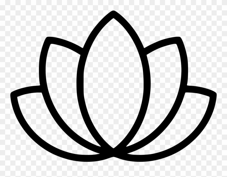 Flower Meditation Lily Svg Png Icon Free - Lotus Flower Icon Free Clipart