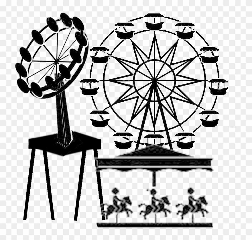 Traveling Carnivals - Clipart Carnival Rides - Png Download