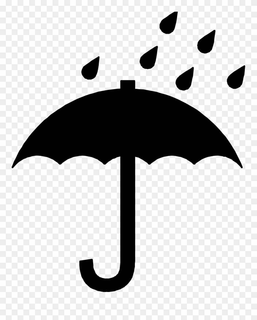 Packaging Symbols Keep Dry Clipart