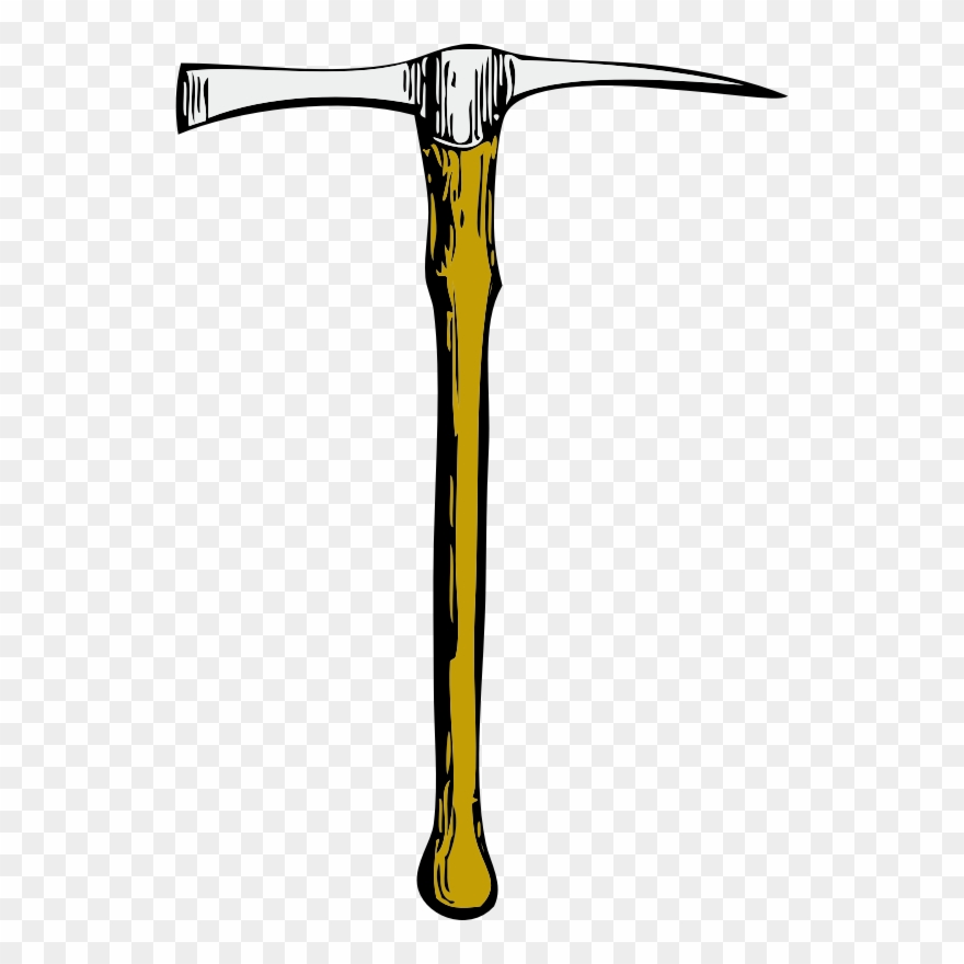 Ax Vector Cartoon - Drawing Of A Pickaxe Clipart