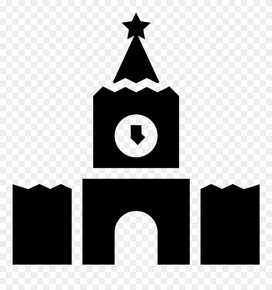 Museum Vector Tourist Spot Image Library Download - Иконка Кремль Clipart