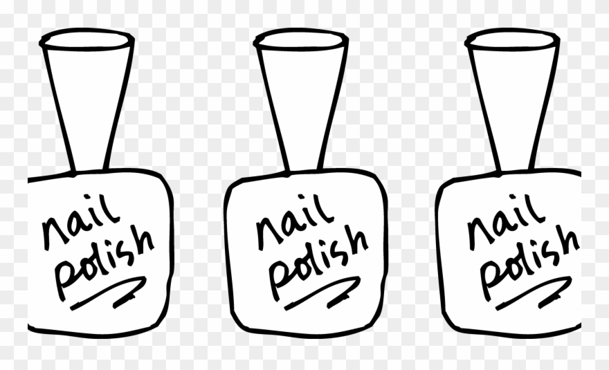 Shopkin Drawing Lipstick - Nail Polish Coloring Page Clipart