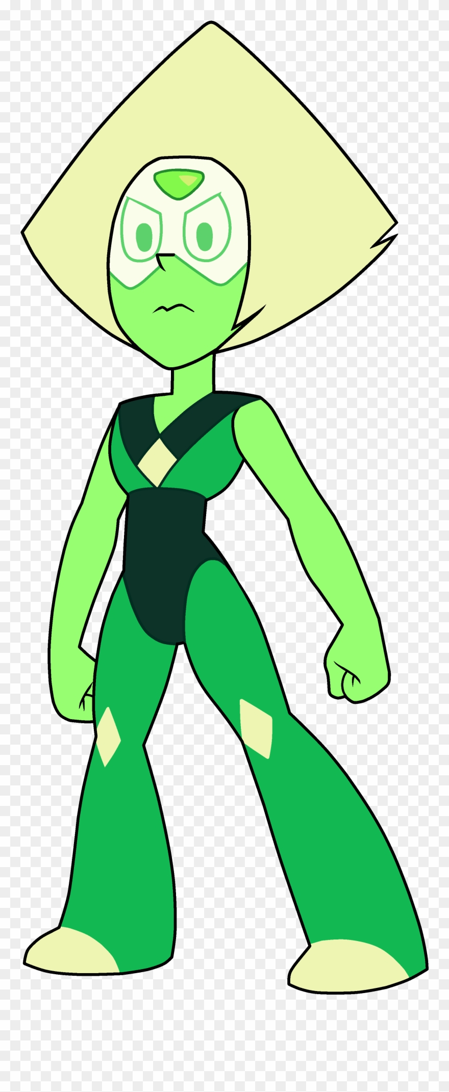 Complex Vector Times - Steven Universe Peridot New Outfit Clipart