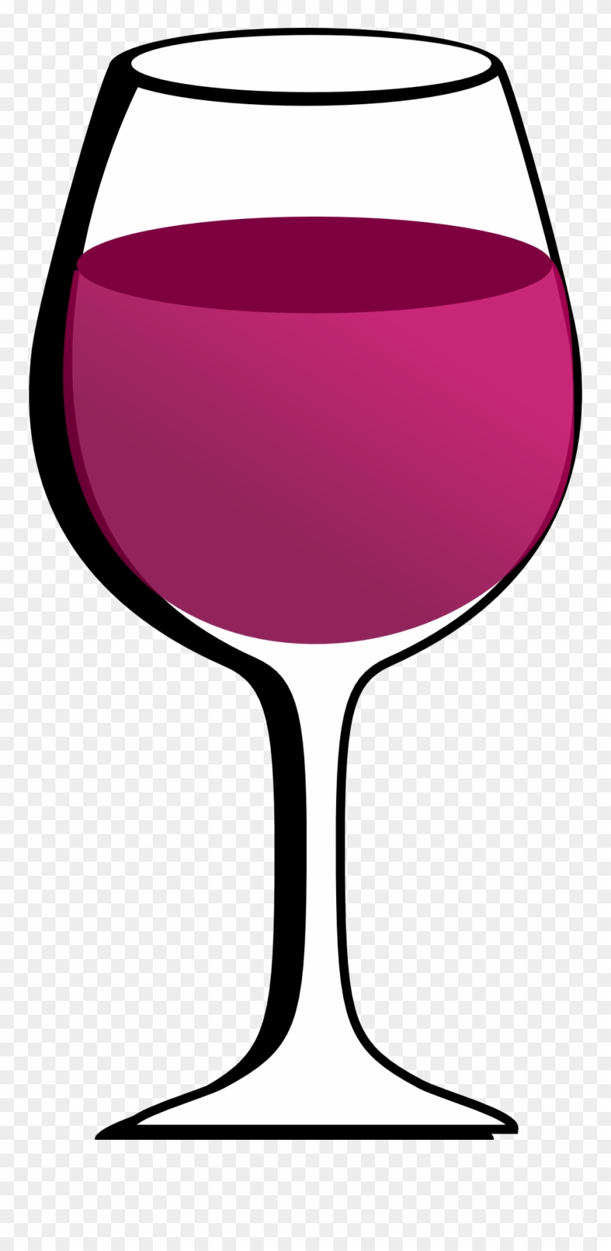 Wine Clip Pink - Wine Glass Clipart Png Transparent Png
