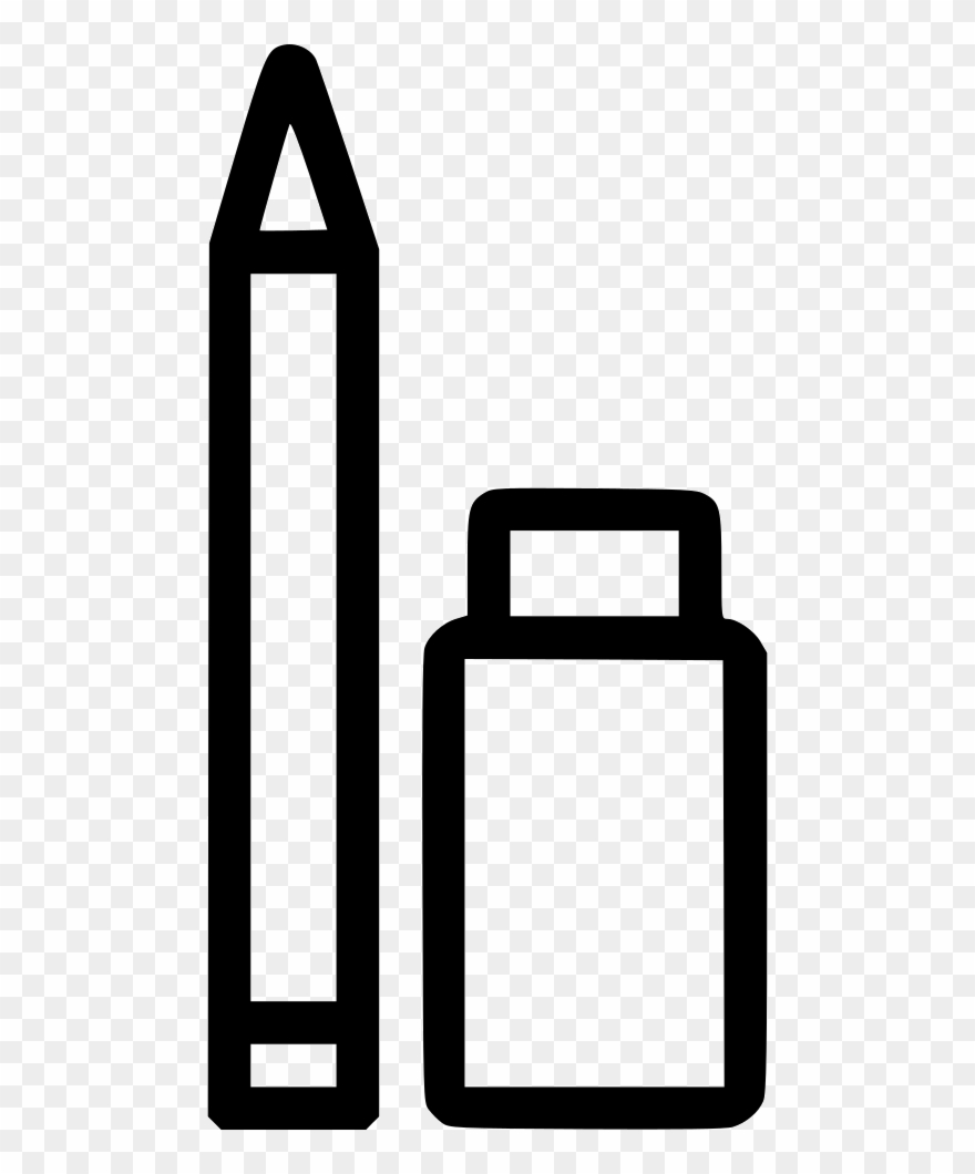 Png Library Pen Pencile Tool Eraser Erase Sketch Tool - Drawing Clipart