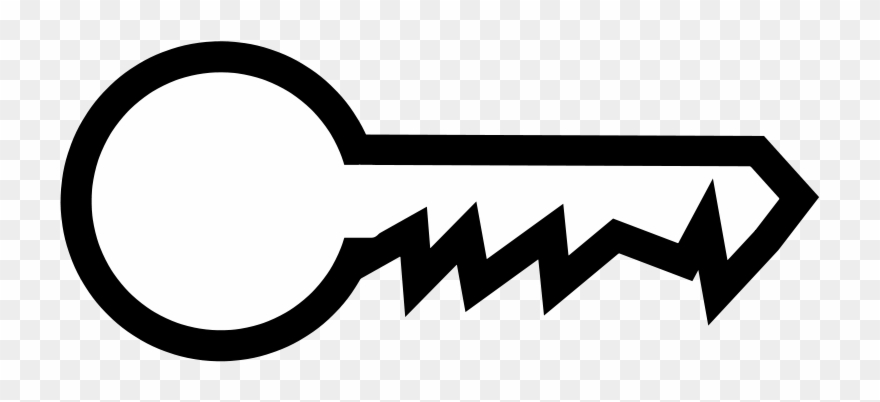Get Notified Of Exclusive Freebies - Clip Art Black And White Key - Png Download