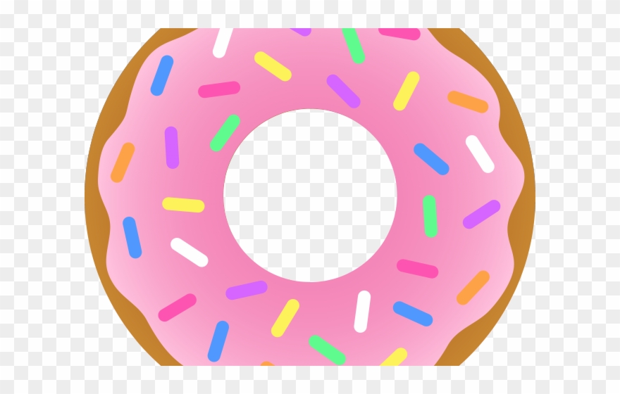 Doughnut Clipart Vector - Donut Clipart Transparent Background - Png Download