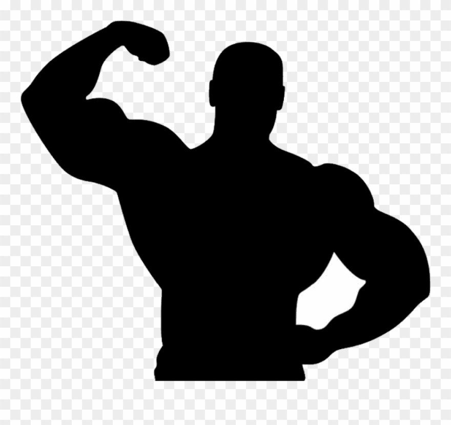 Man Png Free Images Toppng - Muscle Man Silhouette Clipart