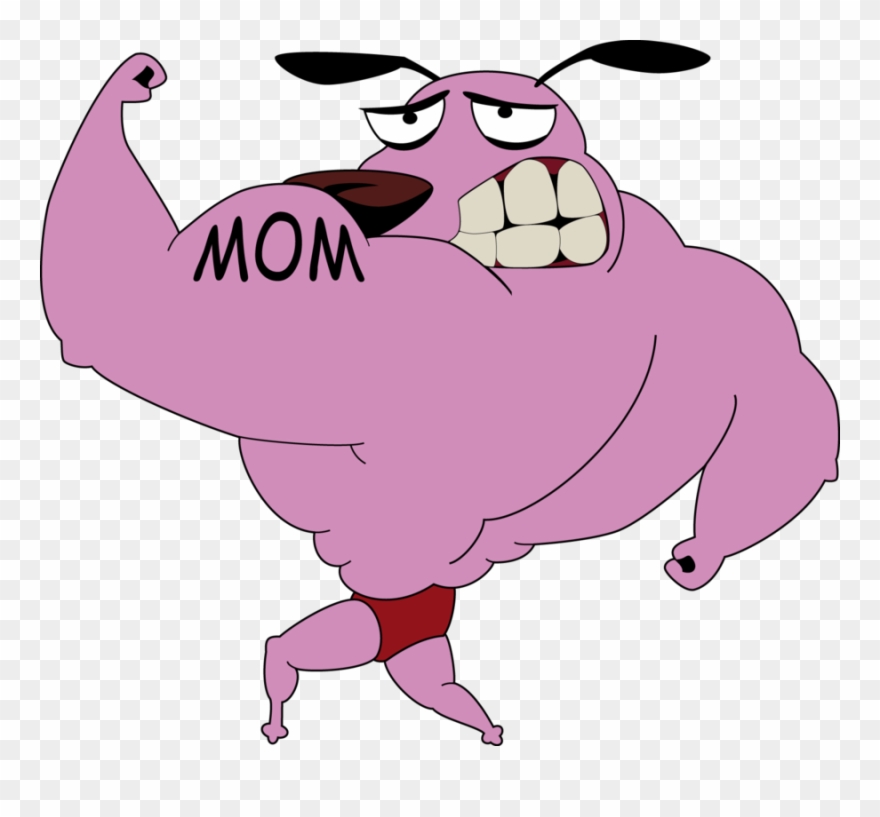 More Like King Of The Purple Puddle By Mastermindhunter - Courage The Cowardly Dog Bodybuilder Clipart