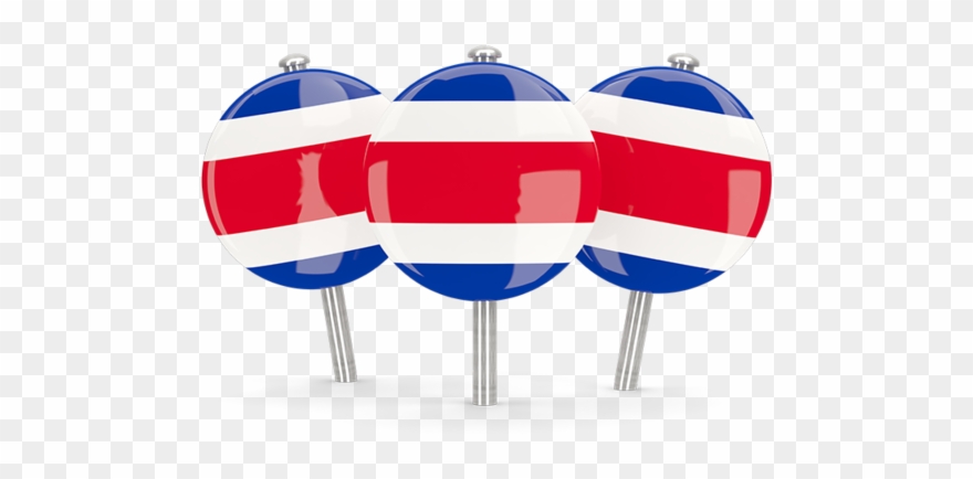 Illustration Of Flag Of Costa Rica - Flag Clipart