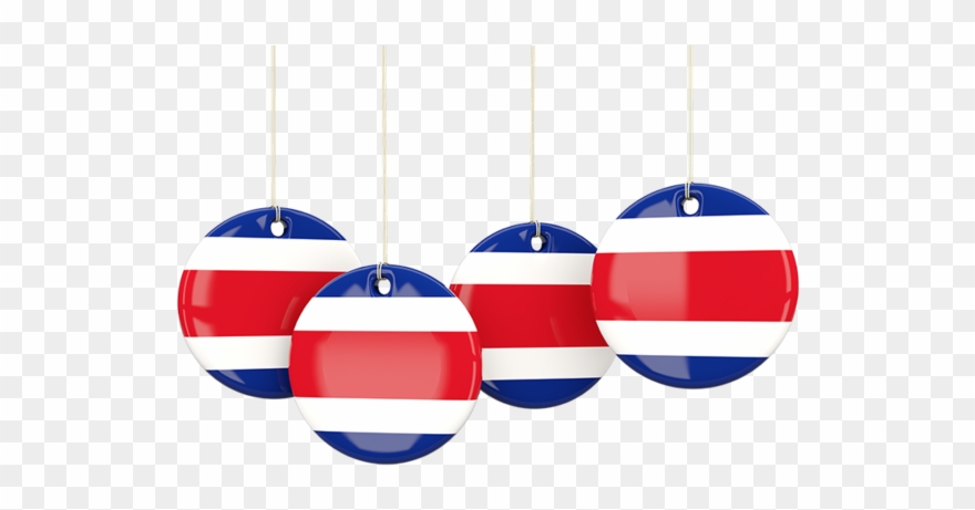 Illustration Of Flag Of Costa Rica - Flag Of Costa Rica Clipart