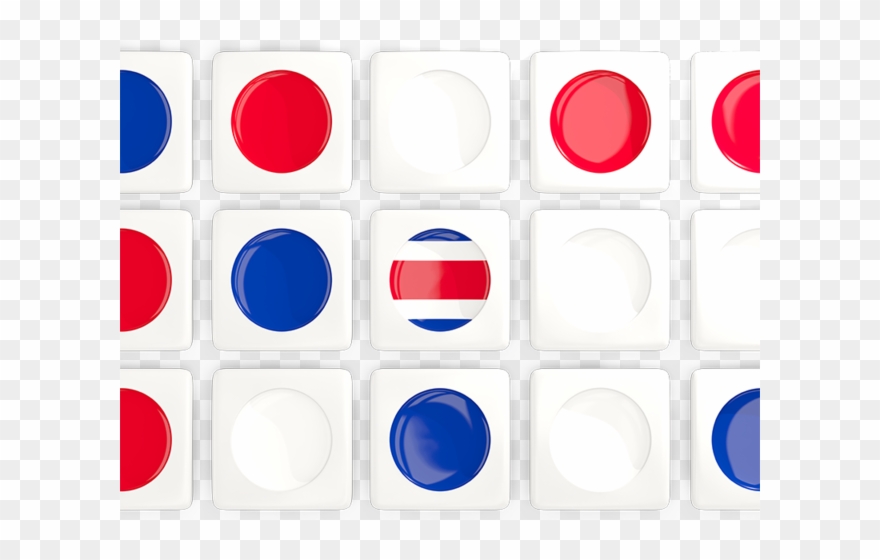 Illustration Of Flag Of Costa Rica - Flag Clipart