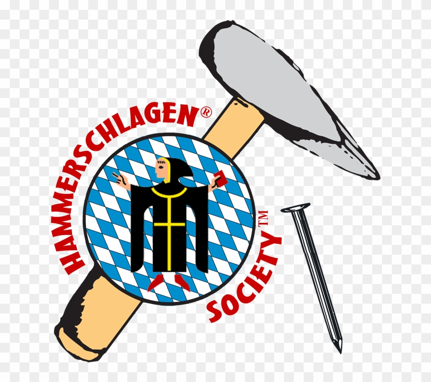 The Game Is Typically Played With A Cross Peen Hammer - Hammerschlagen Clipart - Png Download