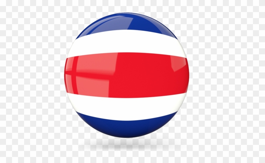 Illustration Of Flag Of Costa Rica - Costa Rica Flag Png Clipart