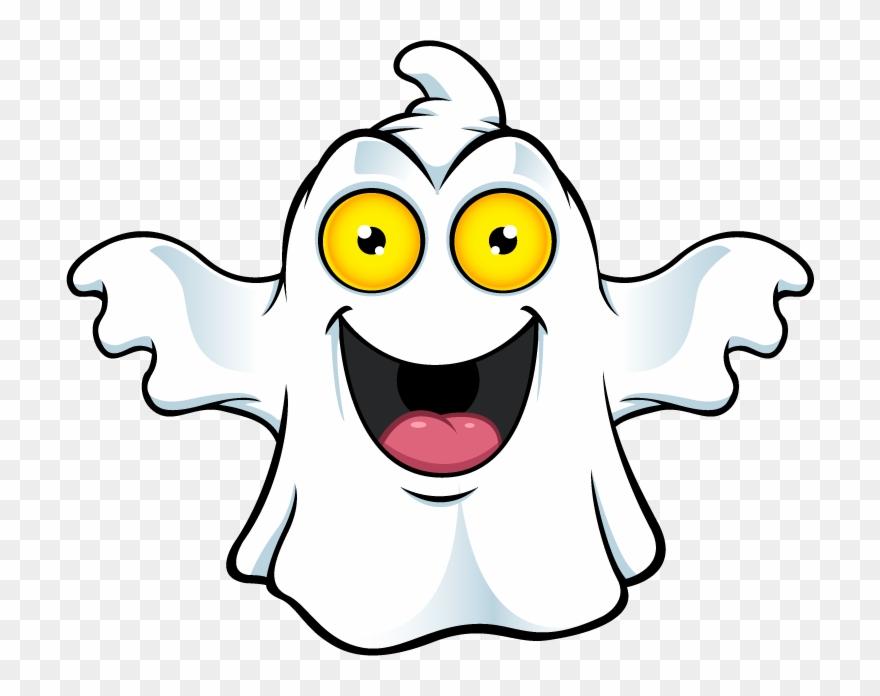 Share This - - Funny Cartoon Ghost Clipart