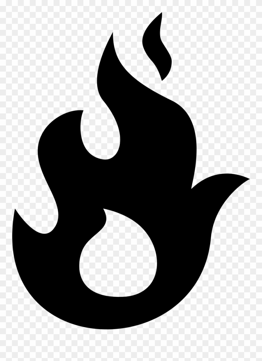 Black Forest Fires - Fire Silhouette Png Clipart
