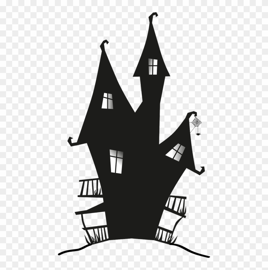 Witch's House,fairy Tales,fairy Tale Forest,the - Haunted House Shower Curtain Clipart