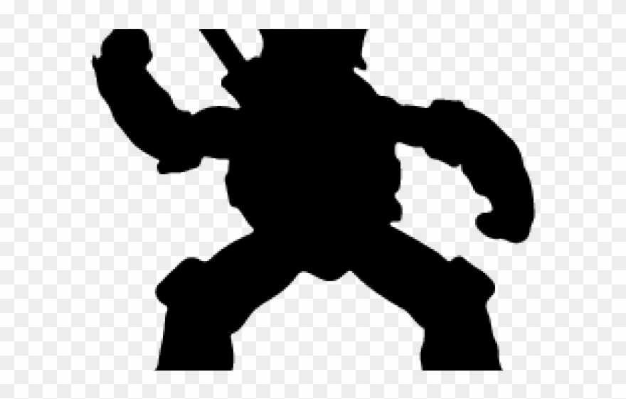 Ninja Clipart Silhouette - Illustration - Png Download