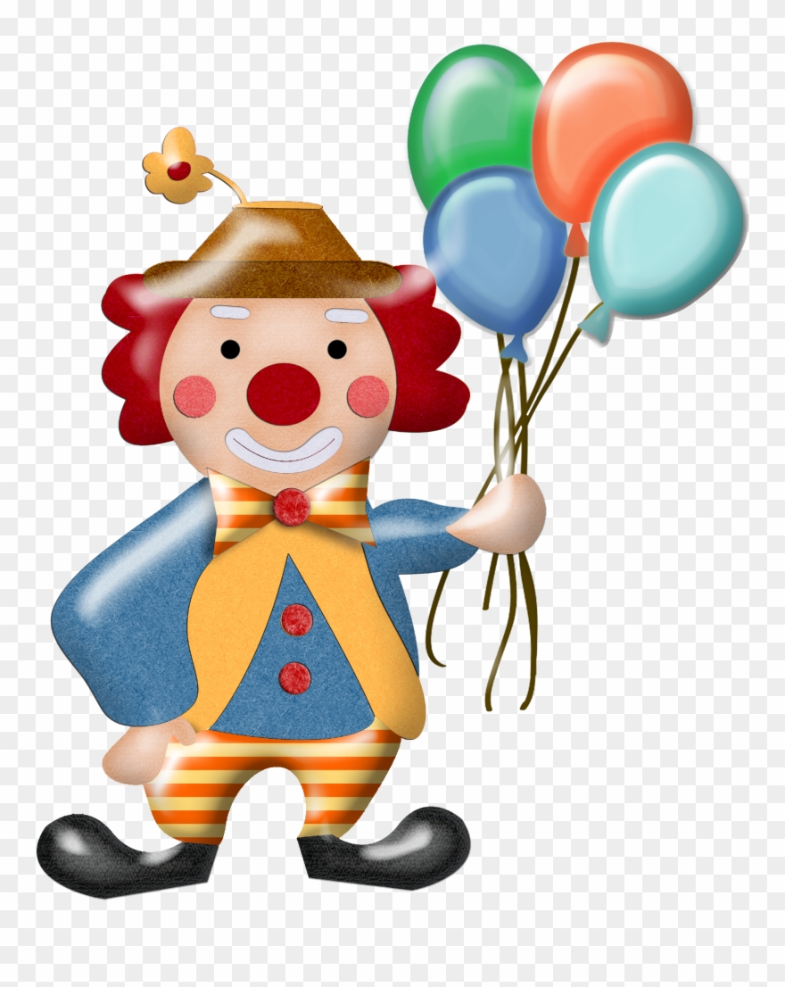 Svg Royalty Free Stock Clown Juggling Clipart - Payasos Animados - Png Download
