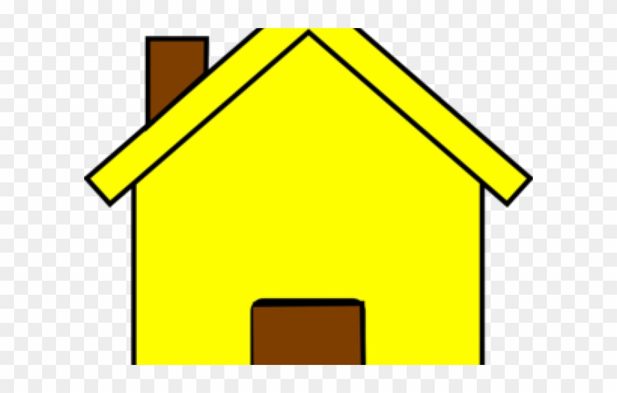 Yellow House Clipart - Png Download
