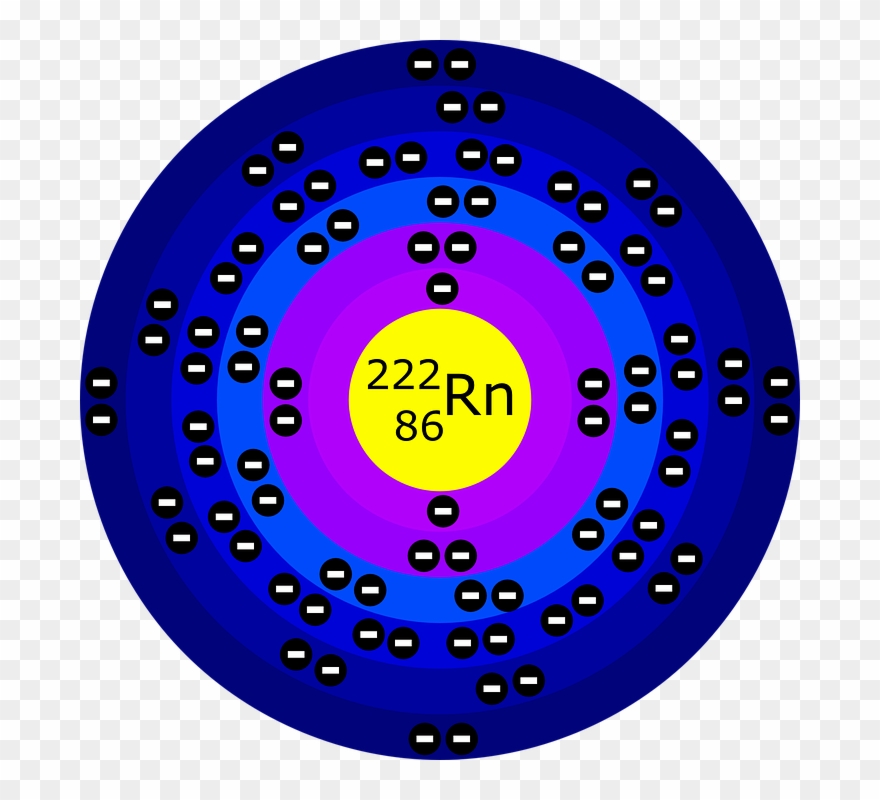 “the Burlington County Health Department Is Working - Atome De Radon Clipart