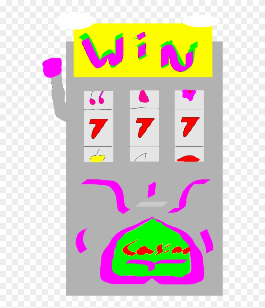 Vector Clip Art - Slot Machine - Png Download