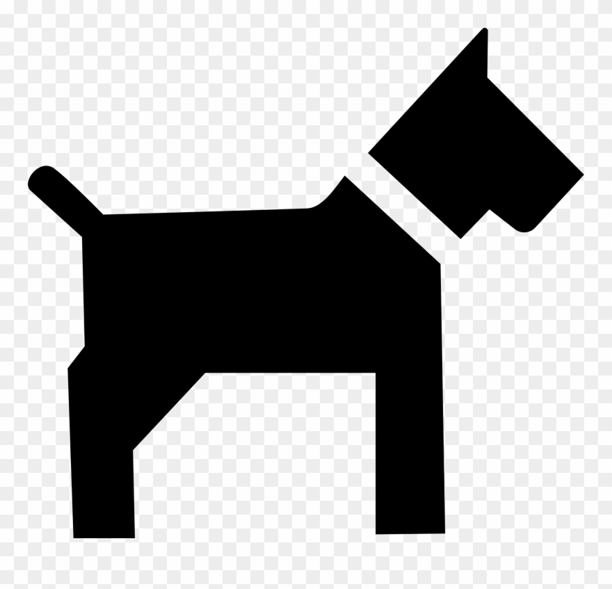 One Dog - Dog Icon Clipart