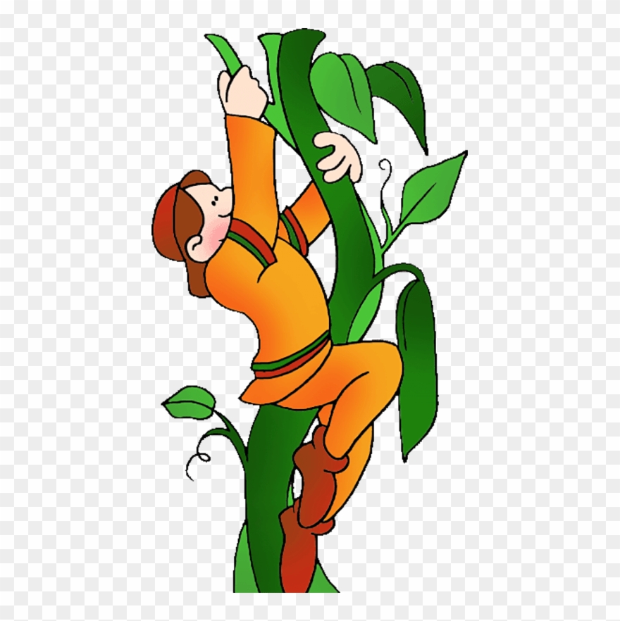 Loam Is - Jack Climbing The Beanstalk Clipart