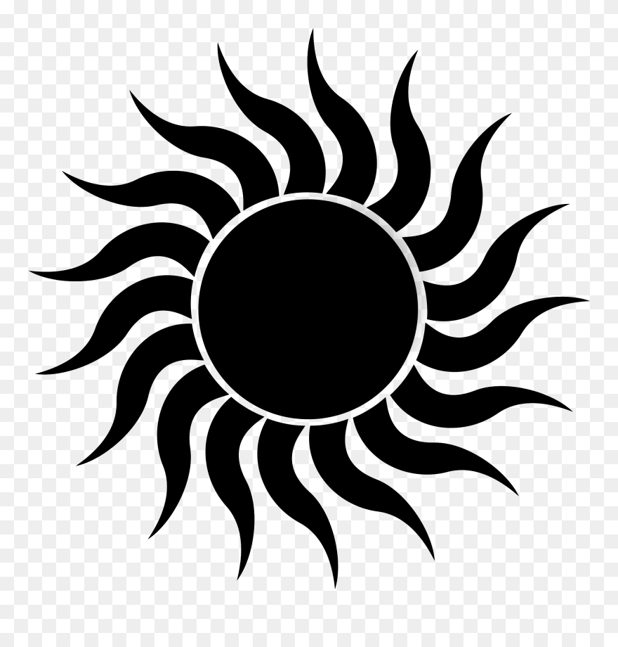 Png File - Sun Icon Png Free Clipart