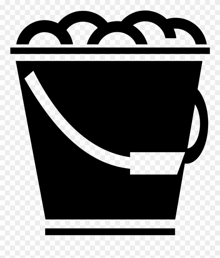 Here Are Some Ways You Can Help Conserve Water - Bucket And Sponge Icon Clipart