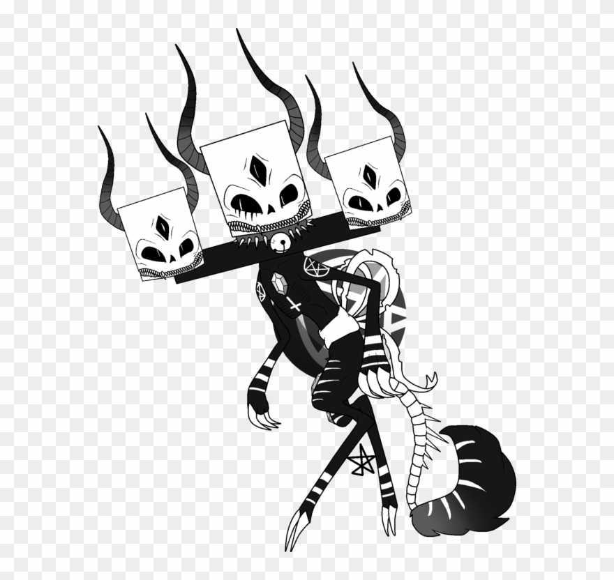 Vector Transparent Collection Of Free Satan Drawing - Drawing Clipart