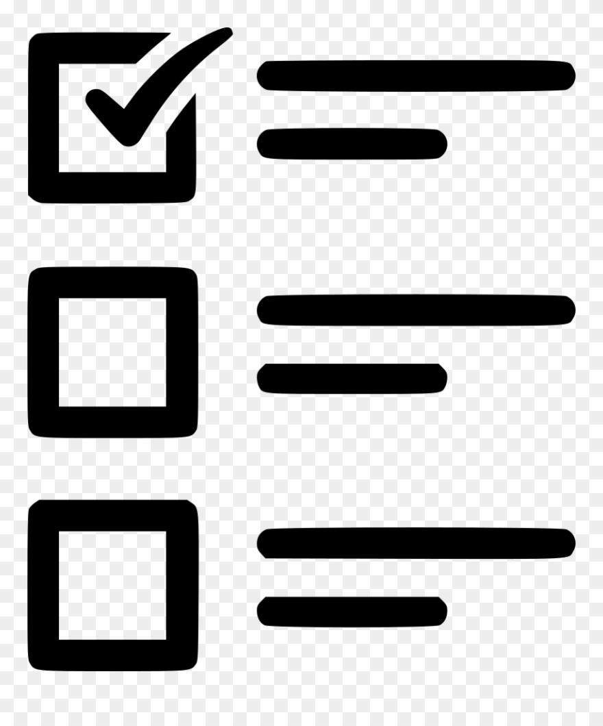 Clip Freeuse Task Todo List Check - Do List Icon Png Transparent Png