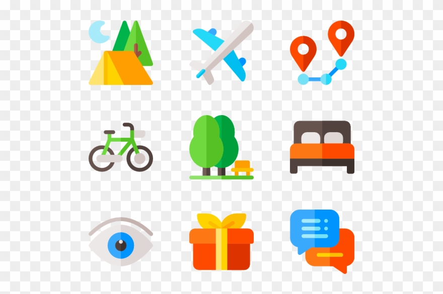 Compass Icons - Airplane Clipart