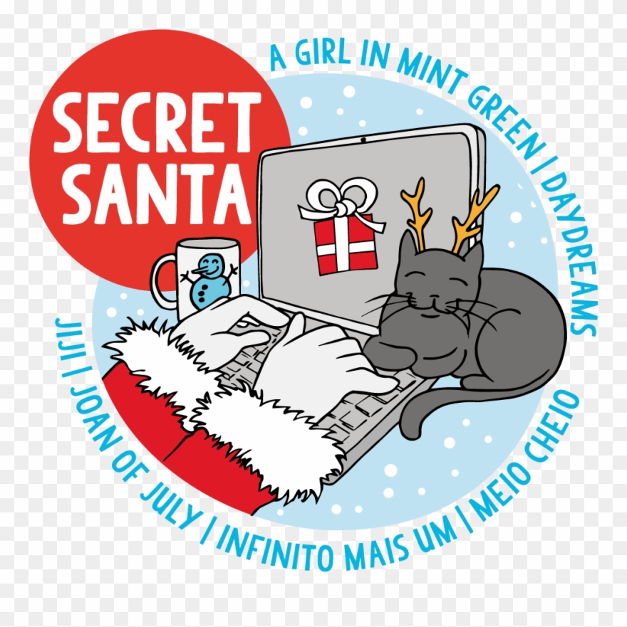 Secret Santa Daydreams Blog Clipart
