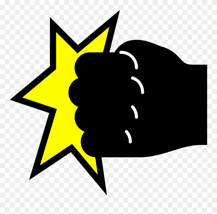 Fist Bump Punch Computer Icons Graphic Arts - Punch Png Clipart