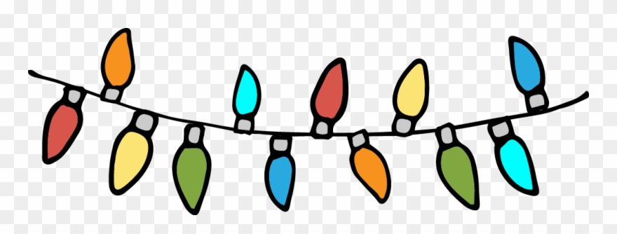 Estes Wild Child Holiday Open House - Christmas Lights Vector Clipart