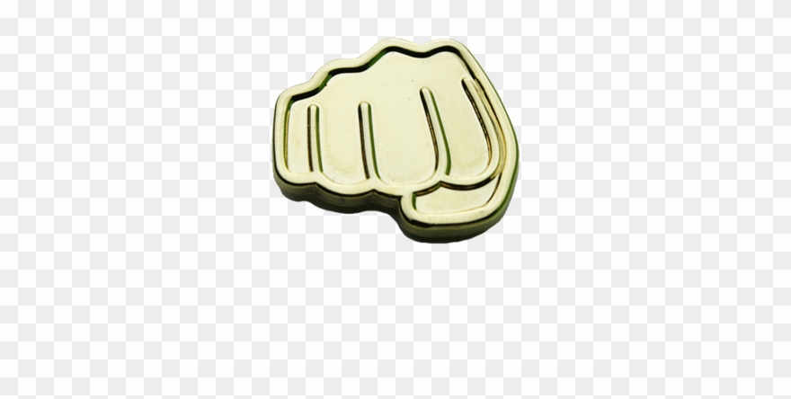 Fist Bump - Gold Fist Png Clipart