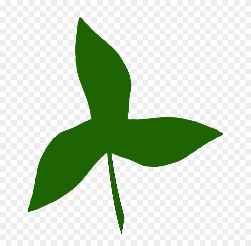 Yoda Ear Shamrock Cookie Stencil St Clipart