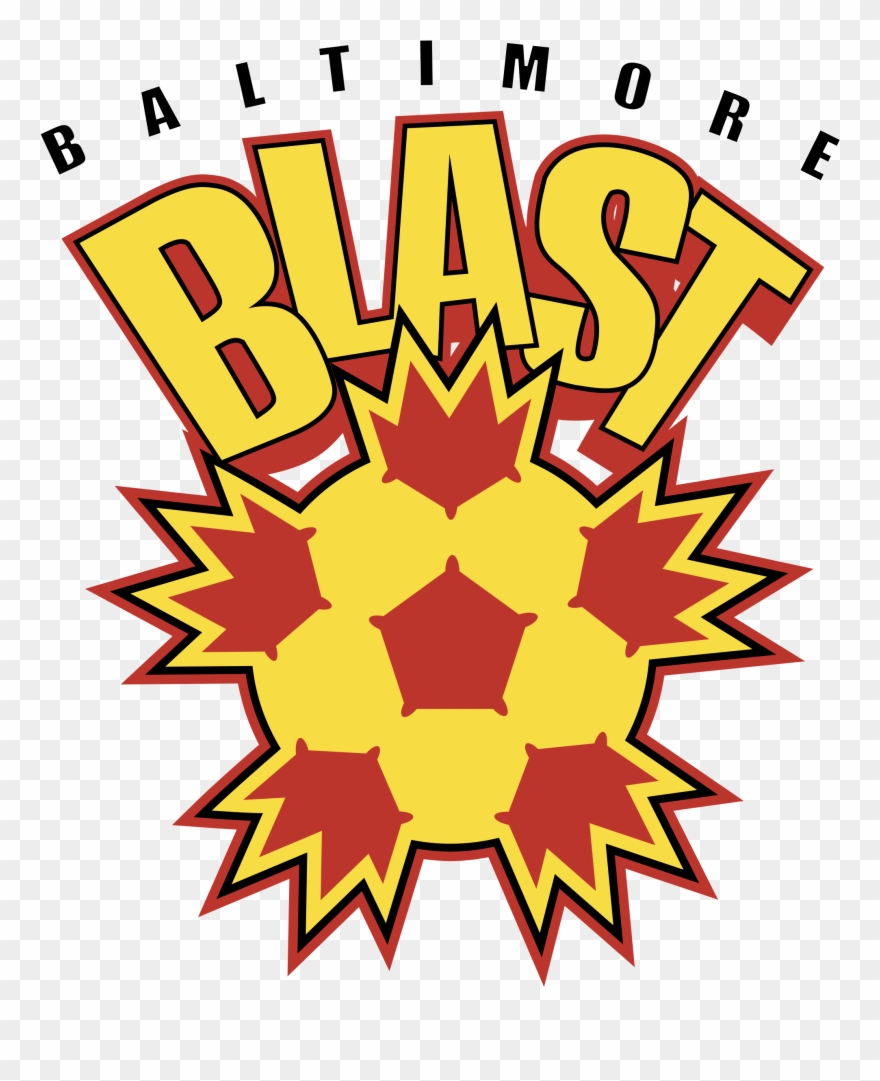 Blast Vector Transparent Clipart Free Stock - Baltimore Blast Logo - Png Download