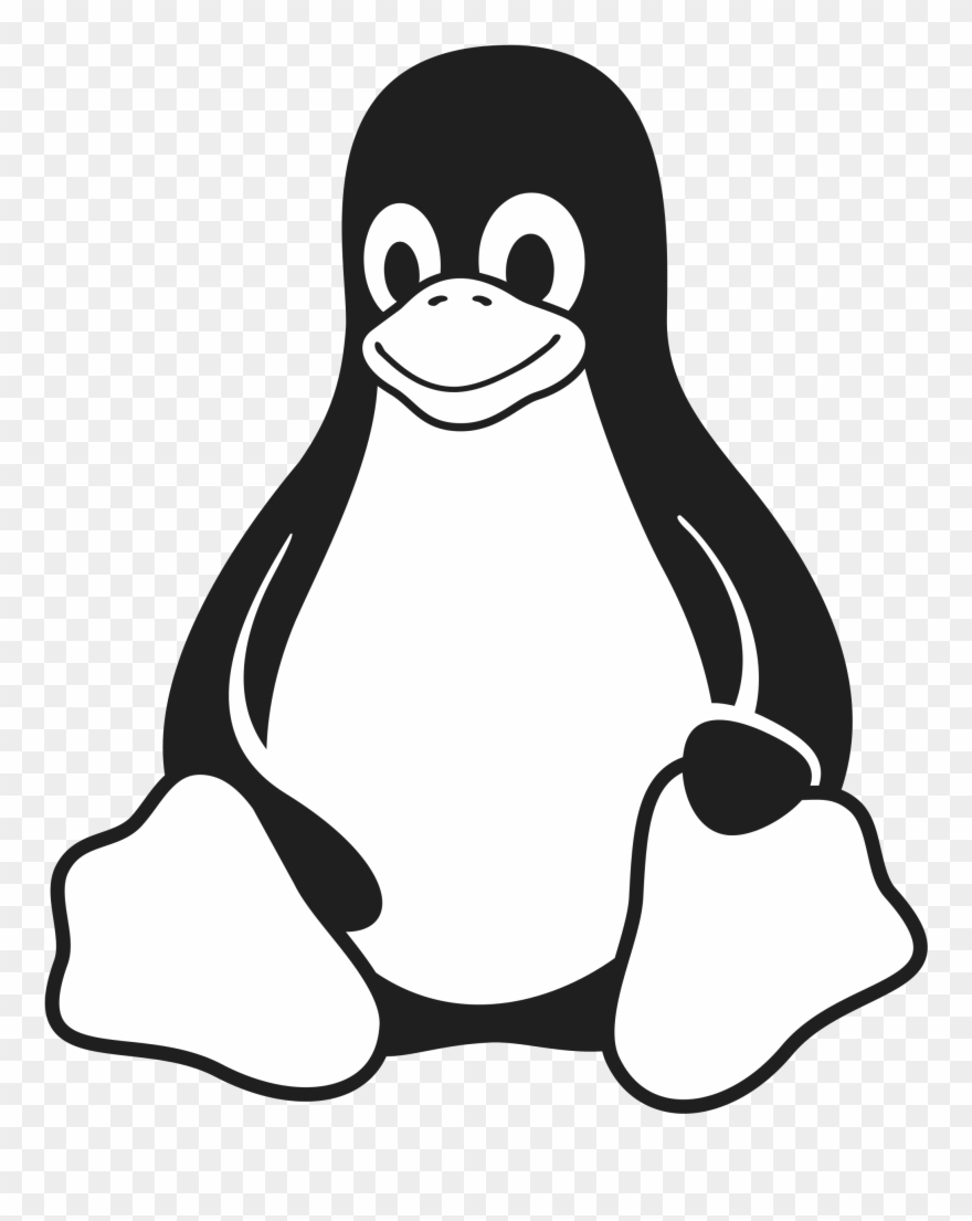 Filetux Mono - Tux Logo Clipart